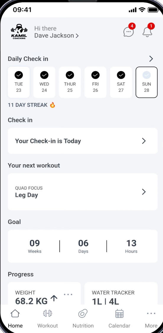 Monitoruj każdy krok swojej drogi. Treningi, dieta, wymiary i zdjęcia. Wszystko, czego potrzebujesz, by widzieć realny progres.